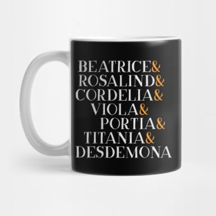 SHAKESPEARE HEROINES Mug